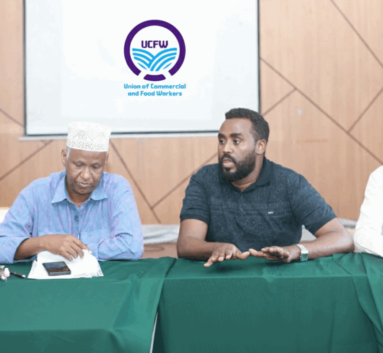 “UCFW President Yusuf Mohamod Mohamed Meets SOCOTU to Advance Workers’ Rights”
